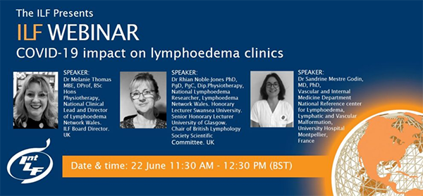 Webinar - COVID 19 impact on Lymphoedema clinics